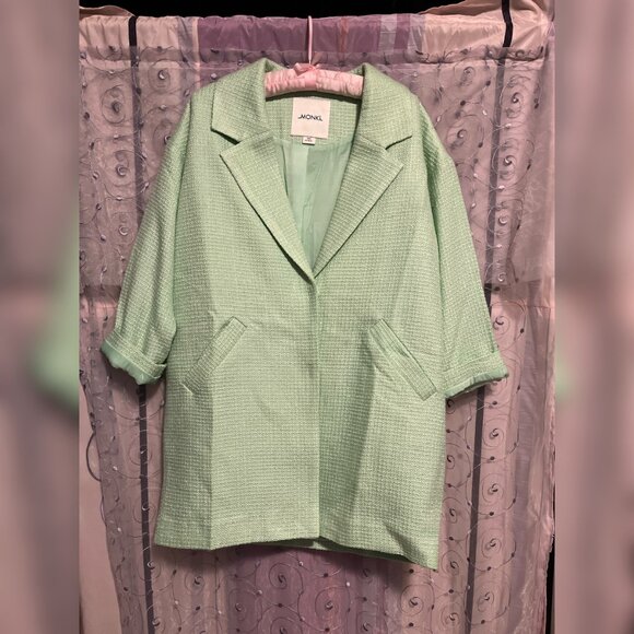 Monki Mint Coat/Jacket Size XXS - Picture 2 of 4